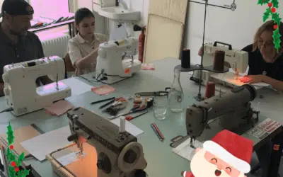 Atelier couture – Déco de Noël en tissu